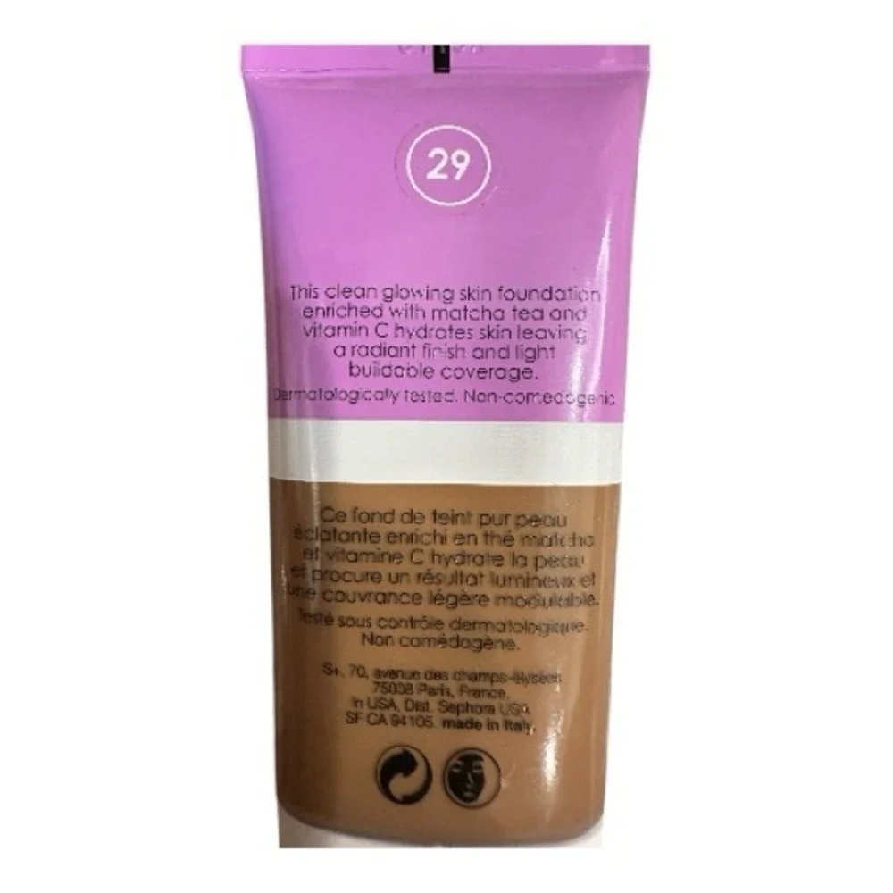 Sephora Clean Glowing Skin Foundation Lot Of 3 Full Size Number 29 Foundation